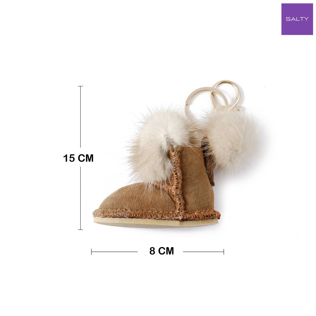 Winter Shoe Bag Charm : C-BG-0078-BE-BR