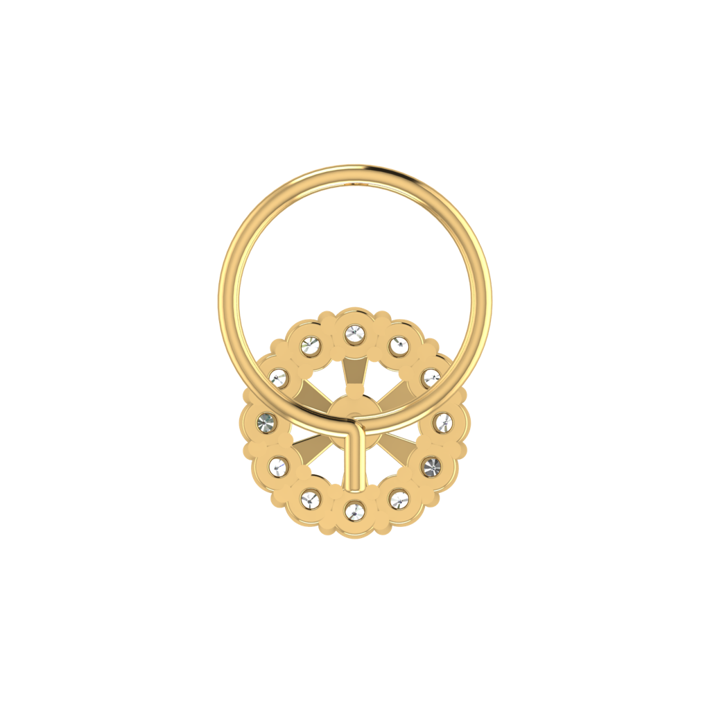 Avsar 9K Bis Hallmarked | Nosepin For Women/Girls |  Avno118 : AVNO118YC