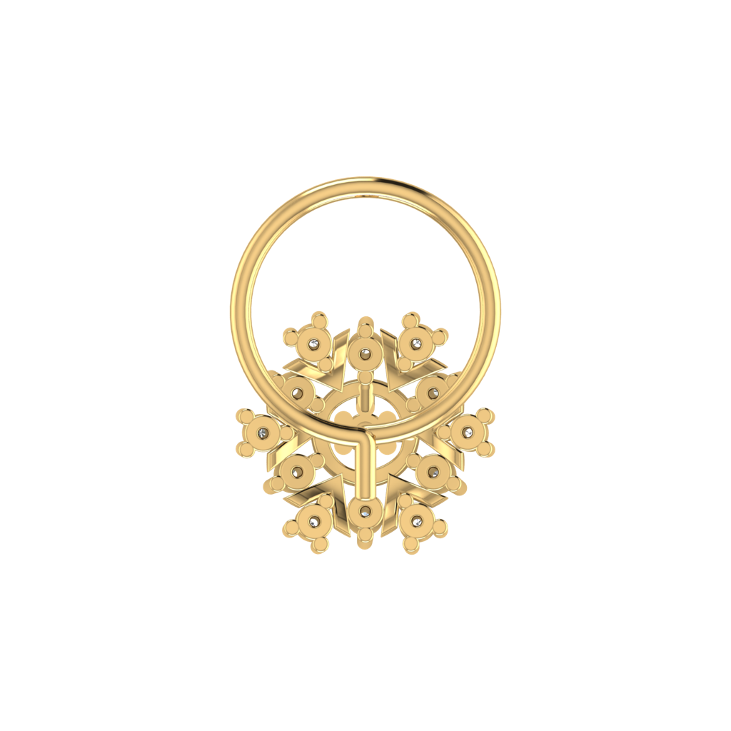 Avsar 9K Bis Hallmarked | Nosepin For Women/Girls |  Avno191 : AVNO191YC