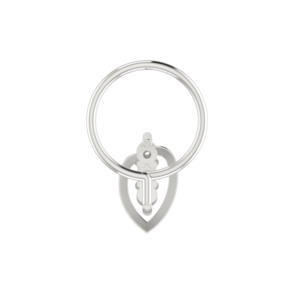 Avsar 9K Bis Hallmarked | Nosepin For Women/Girls |  Avno281 : AVNO281WC