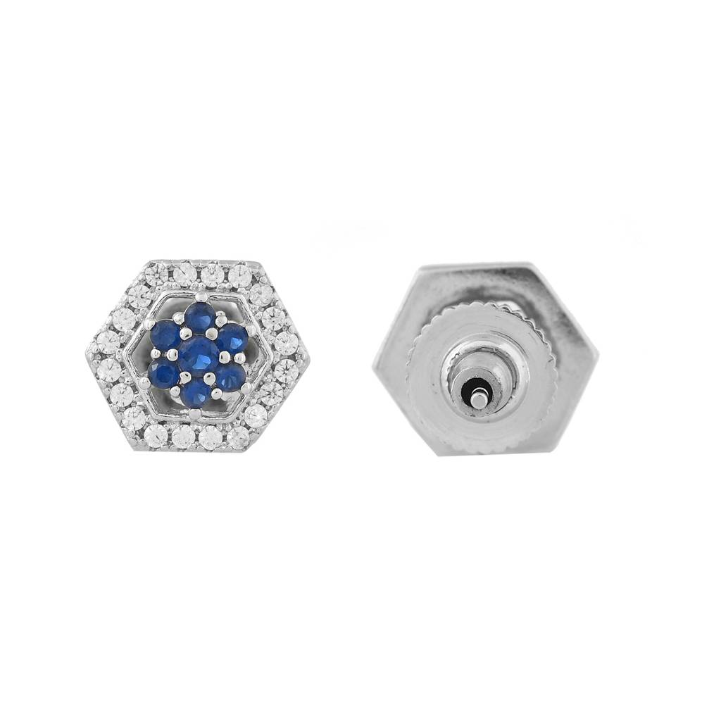 Sparkling Essentials Frosted Dawn Stud Earrings : 8905124547894