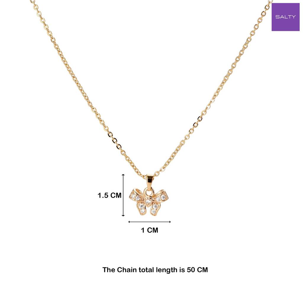 Sweet Bow Neckalce : NS14456-G