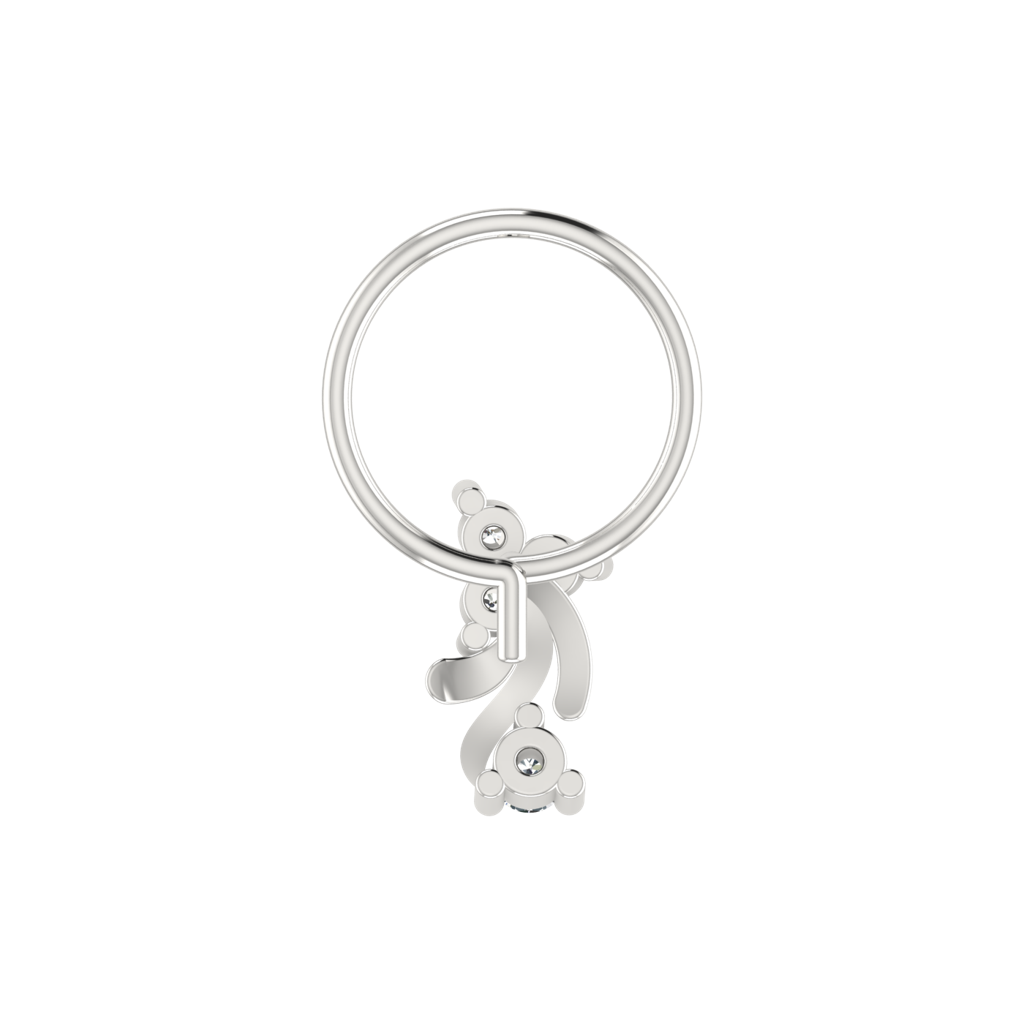 Avsar 9K Bis Hallmarked | Nosepin For Women/Girls |  Avno238 : AVNO238WC