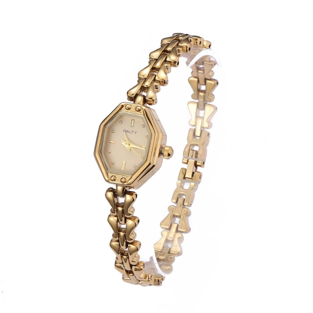 Octagon Dial Quartz Vintage Watch For Women : WT-S-0028-G-G