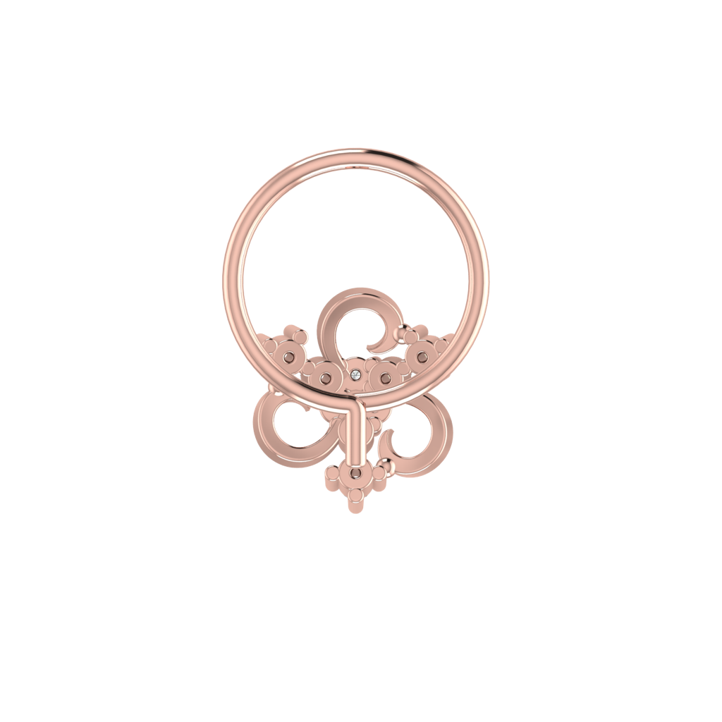 Avsar 9K Bis Hallmarked | Nosepin For Women/Girls |  Avno156 : AVNO156PC