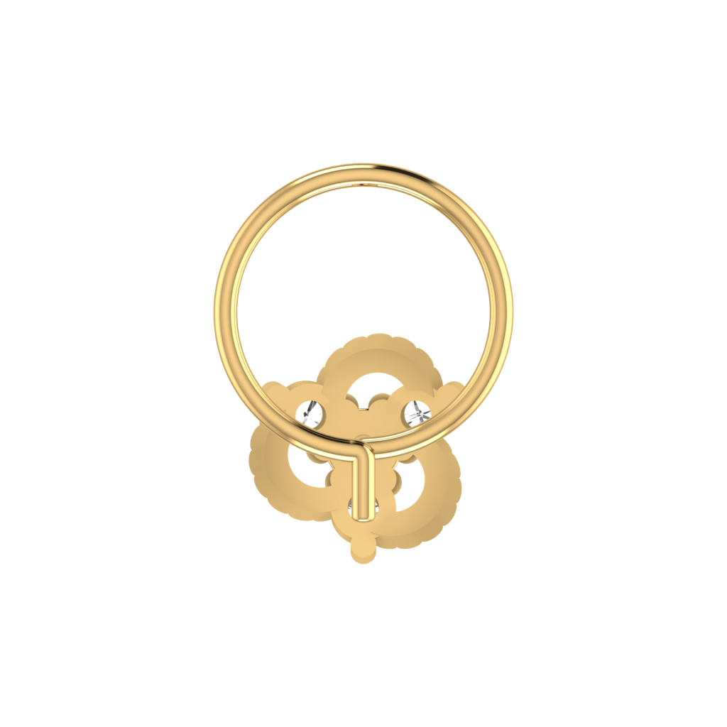 Avsar 9K Bis Hallmarked | Nosepin For Women/Girls |  Avno275 : AVNO275YC