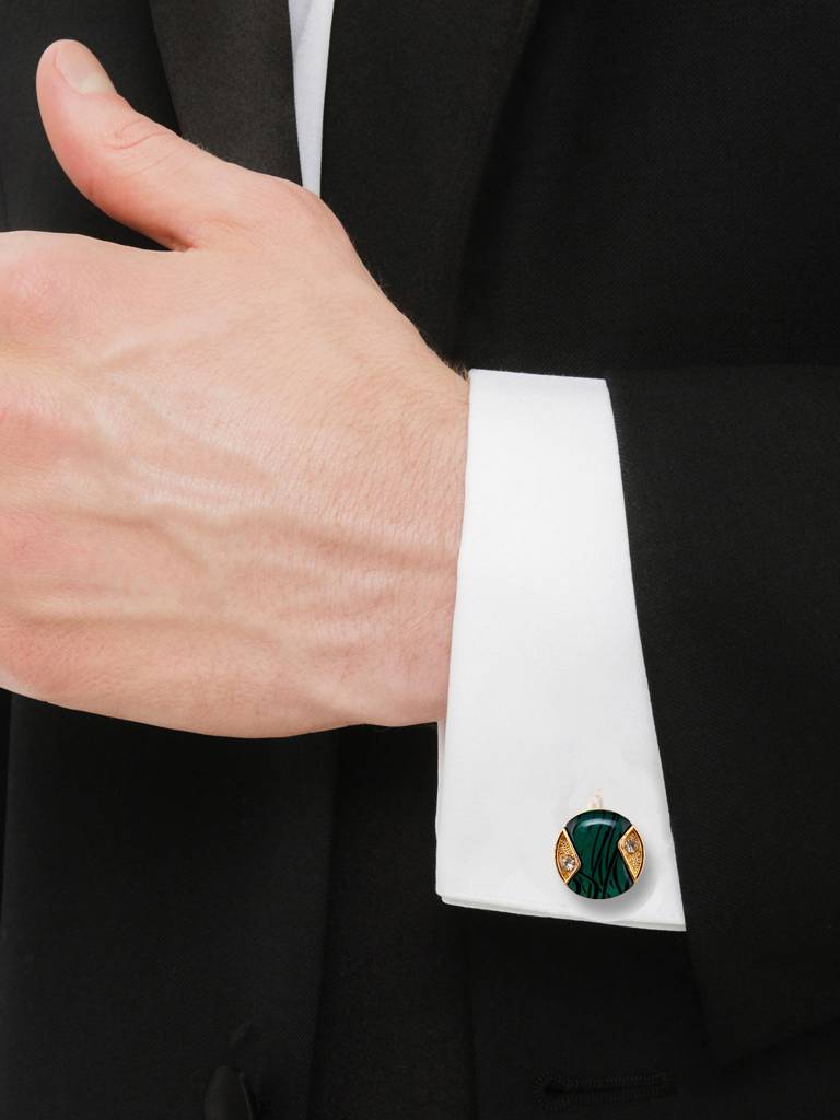 Men Jewellery Sleeve Button Cuff Shirt Button, Blazer Cufflinks Pair Set For Men. : 300-CHC4-1008B-G