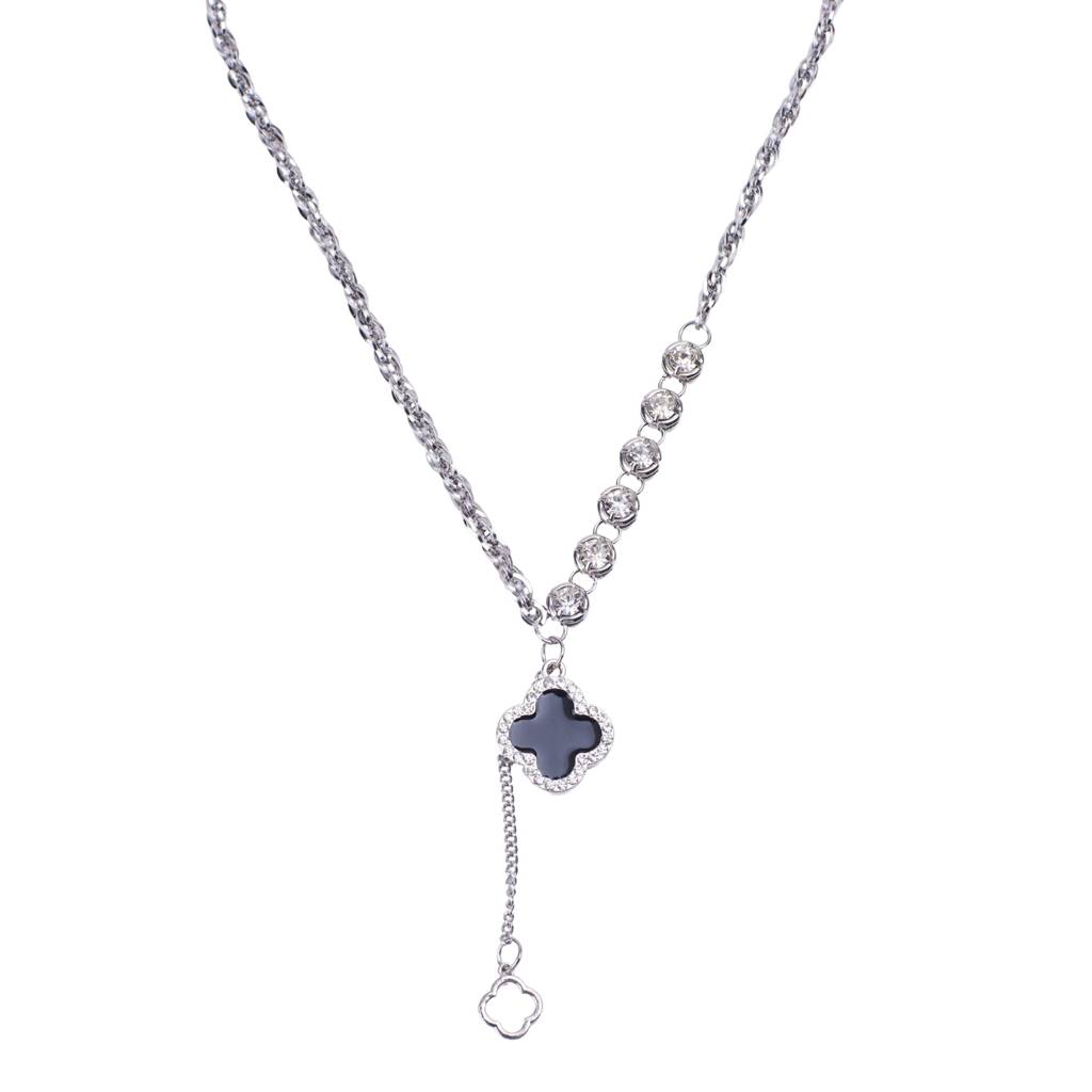 Van Cleef Clover Necklace : NS12272-S-BLK