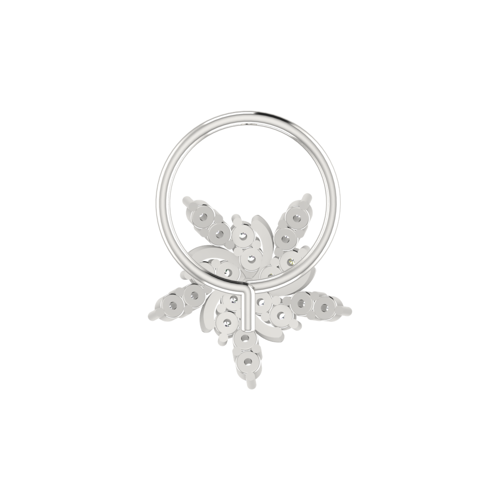 Avsar 9K Bis Hallmarked | Nosepin For Women/Girls |  Avno138 : AVNO138WC