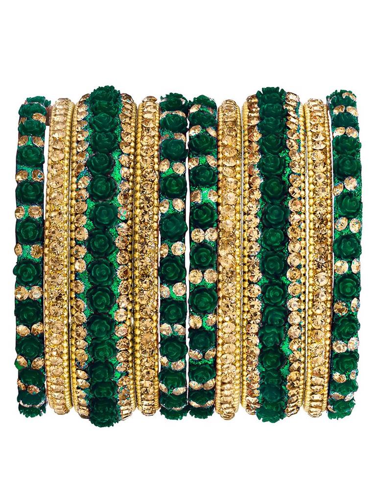 Ethnic Bangles Chuda Set Traditional Jewellery For Women : PF51B35G