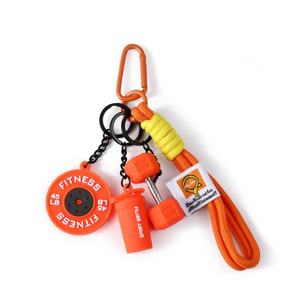 Mini Gym Buddy Bag Charm : C-BG-0096-OR