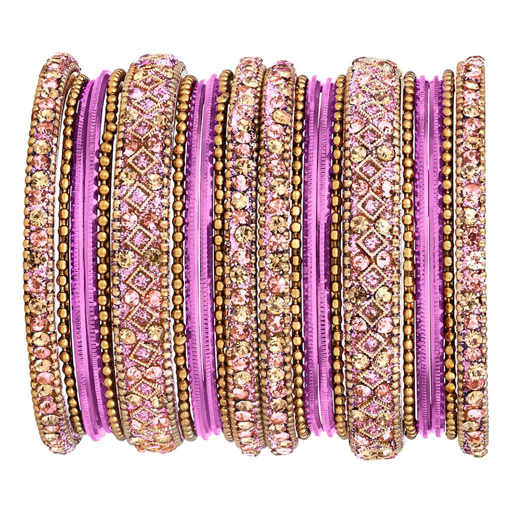 Metal Chuda Bangle Set Navratri Gift For Women Indian Traditional Ethnic Jewellery : PF51B40PK