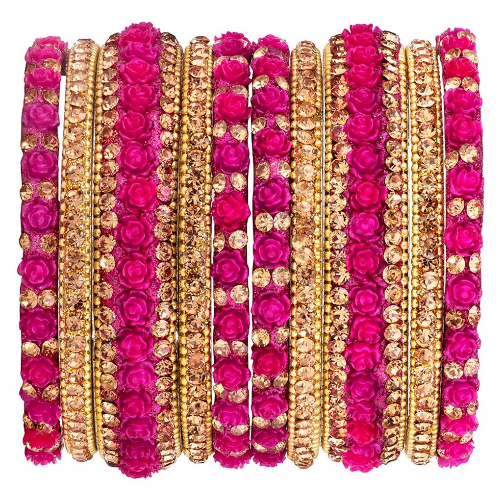 Ethnic Bangles Chuda Set Traditional Jewellery For Women : PF51B35RP