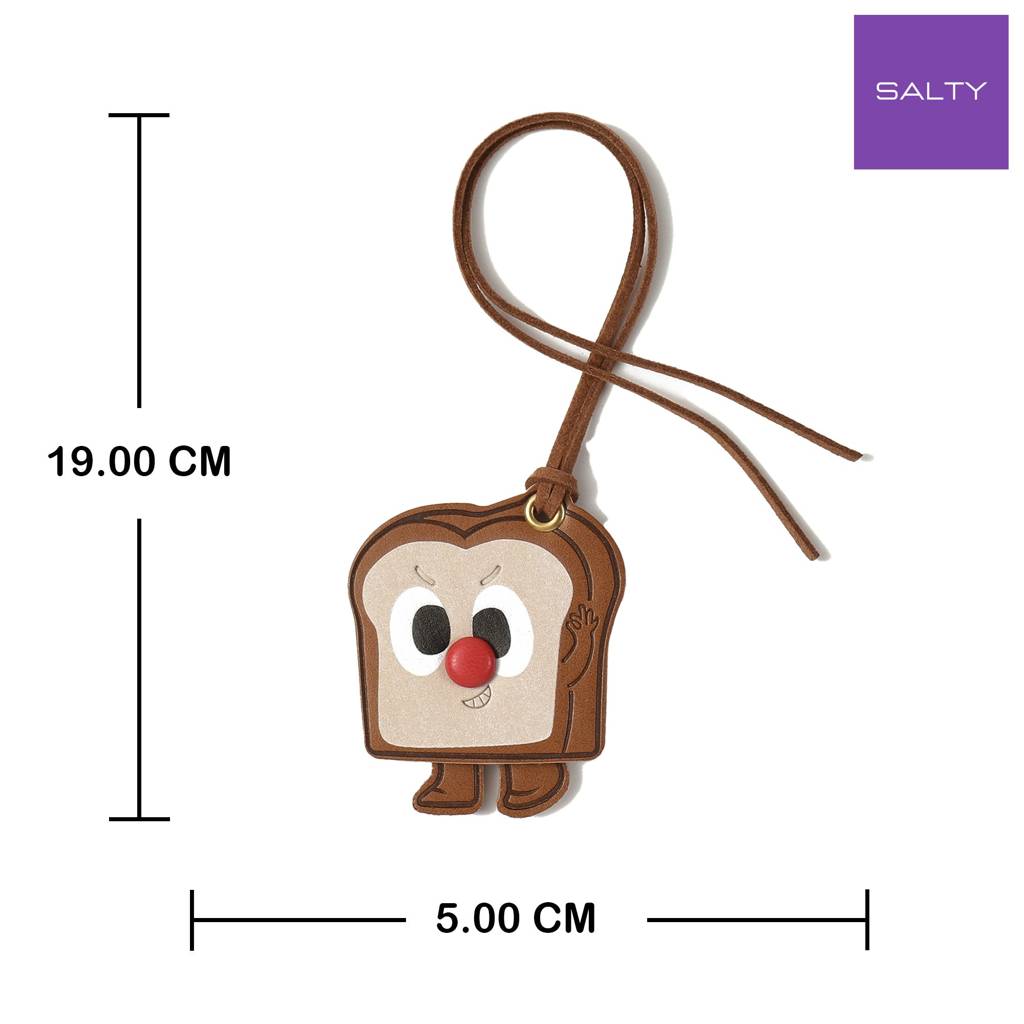 Toast Bread Handbag & Purse Charm : C-BG-0041-BR
