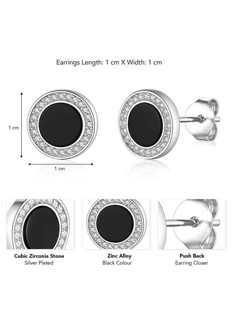 Combo Set Silver Plated Drop & Dangle Earrings Fashion Stylish Jewellery Gift For Girls & Women : PX8E134B-PX8E254