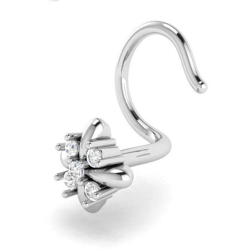 Avsar 9K Bis Hallmarked | Nosepin For Women/Girls |  Avno030 : AVNO030WC
