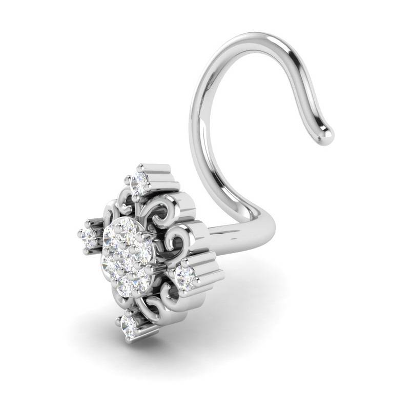 Avsar 9K Bis Hallmarked | Nosepin For Women/Girls |  Avno044 : AVNO044WC