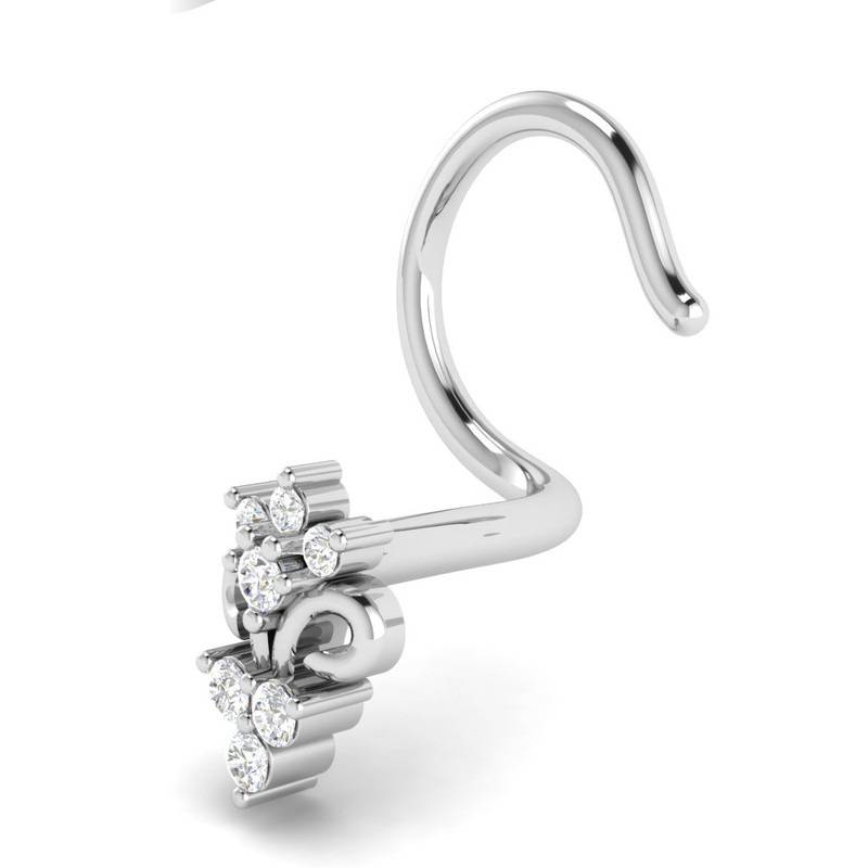 Avsar 9K Bis Hallmarked | Nosepin For Women/Girls |  Avno039 : AVNO039WC