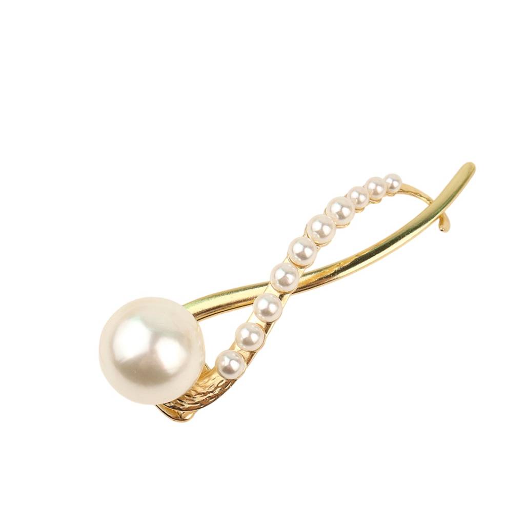 Luna Pearl Pin : HX-HP-S-0055-G