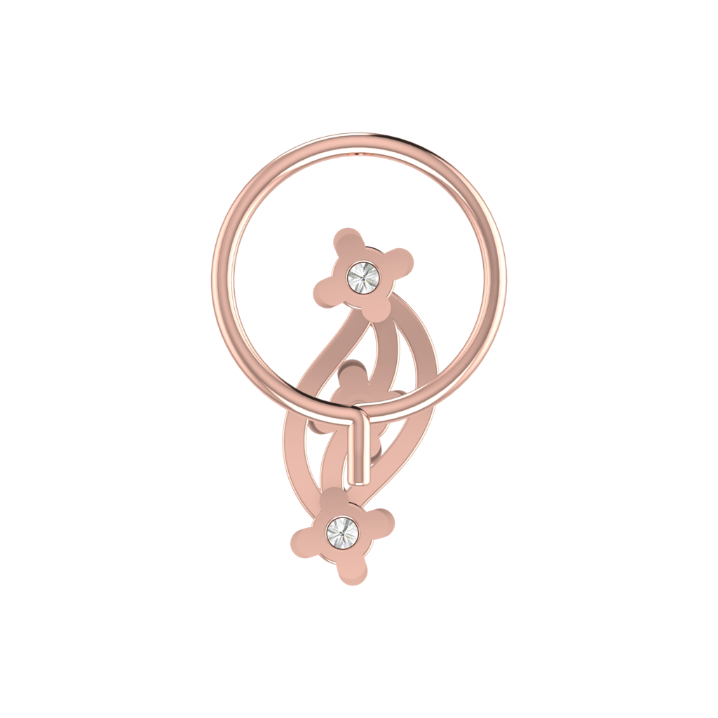 Avsar 9K Bis Hallmarked | Nosepin For Women/Girls |  Avno268 : AVNO268PC