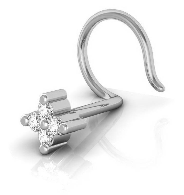 Avsar 9K Bis Hallmarked | Nosepin For Women/Girls |  Avno004 : AVNO004WC