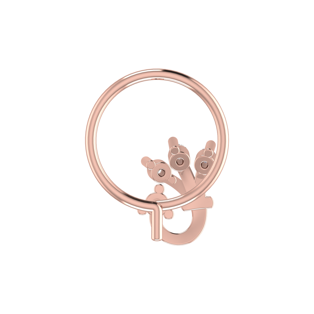 Avsar 9K Bis Hallmarked | Nosepin For Women/Girls |  Avno302 : AVNO302PC