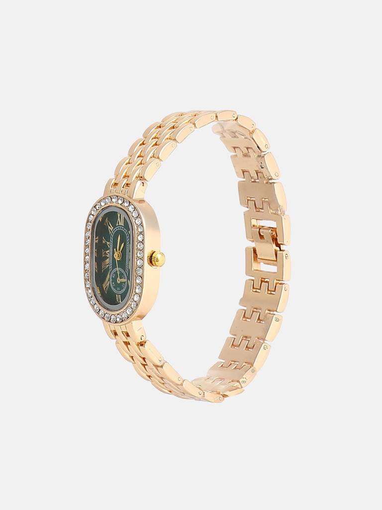 The Embellished Roman Oval Watch : HSWC1189