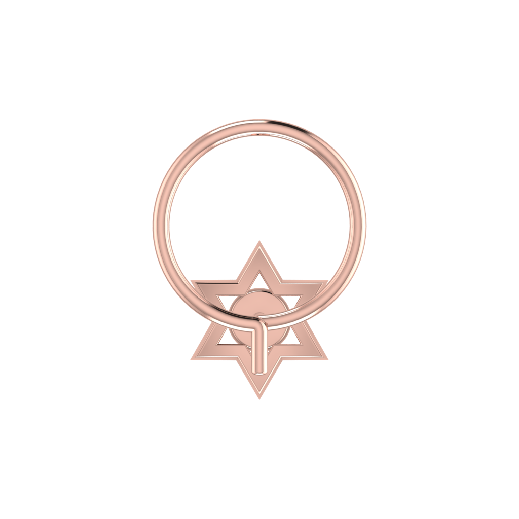 Avsar 9K Bis Hallmarked | Nosepin For Women/Girls |  Avno188 : AVNO188PC