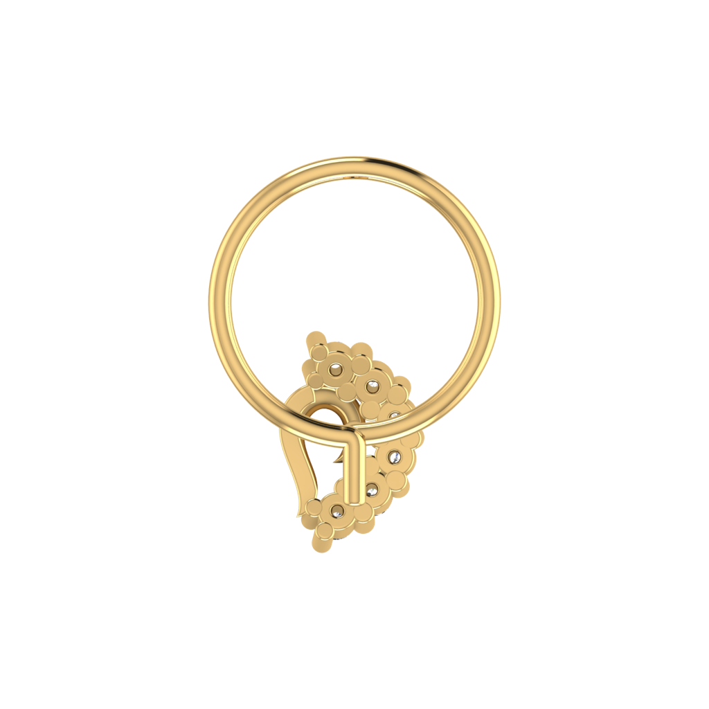 Avsar 9K Bis Hallmarked | Nosepin For Women/Girls |  Avno288 : AVNO288YC