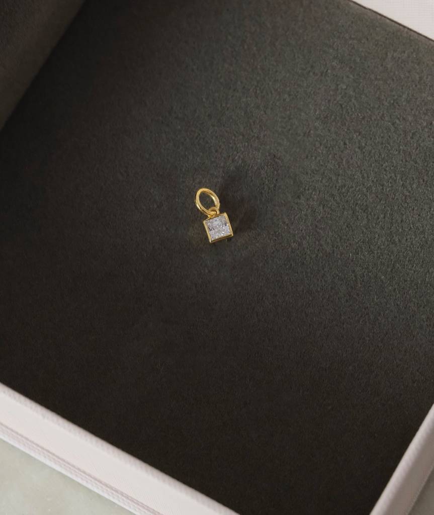 Square Drop Charm : CHA_SQUARDR_WCS_4407