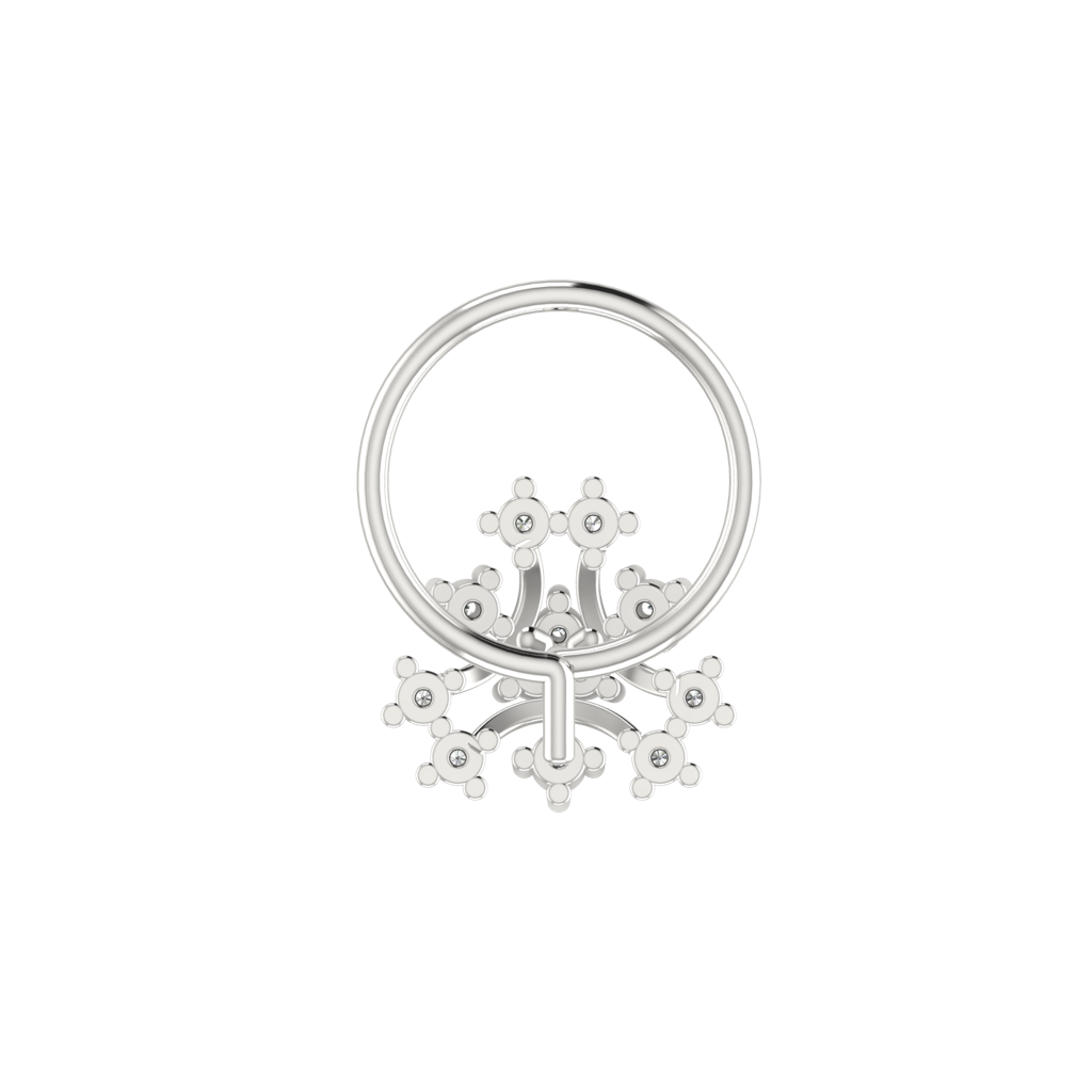 Avsar 9K Bis Hallmarked | Nosepin For Women/Girls |  Avno166 : AVNO166WC