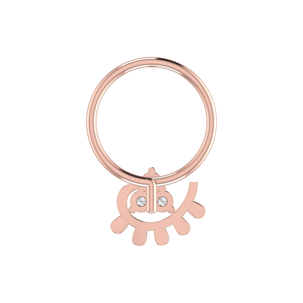 Avsar 9K Bis Hallmarked | Nosepin For Women/Girls |  Avno057 : AVNO057PC