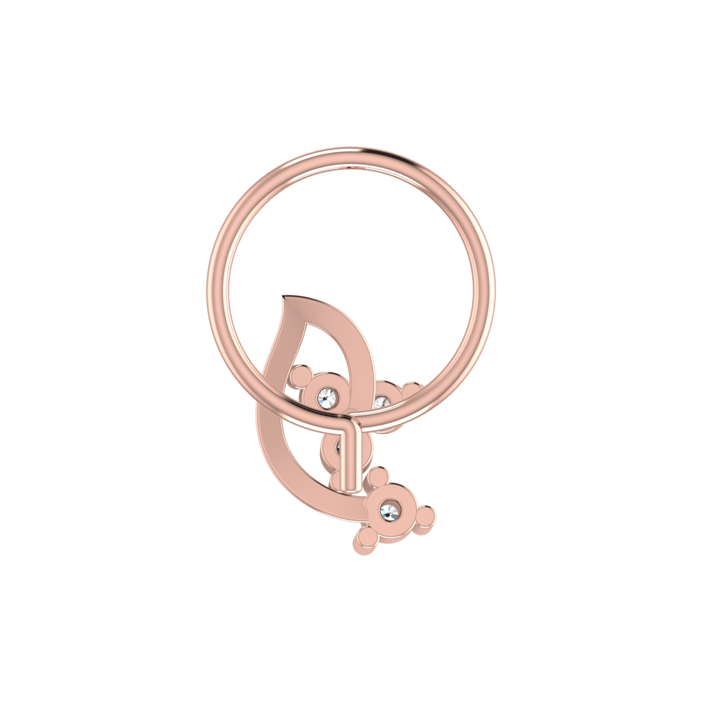 Avsar 9K Bis Hallmarked | Nosepin For Women/Girls |  Avno226 : AVNO226PC