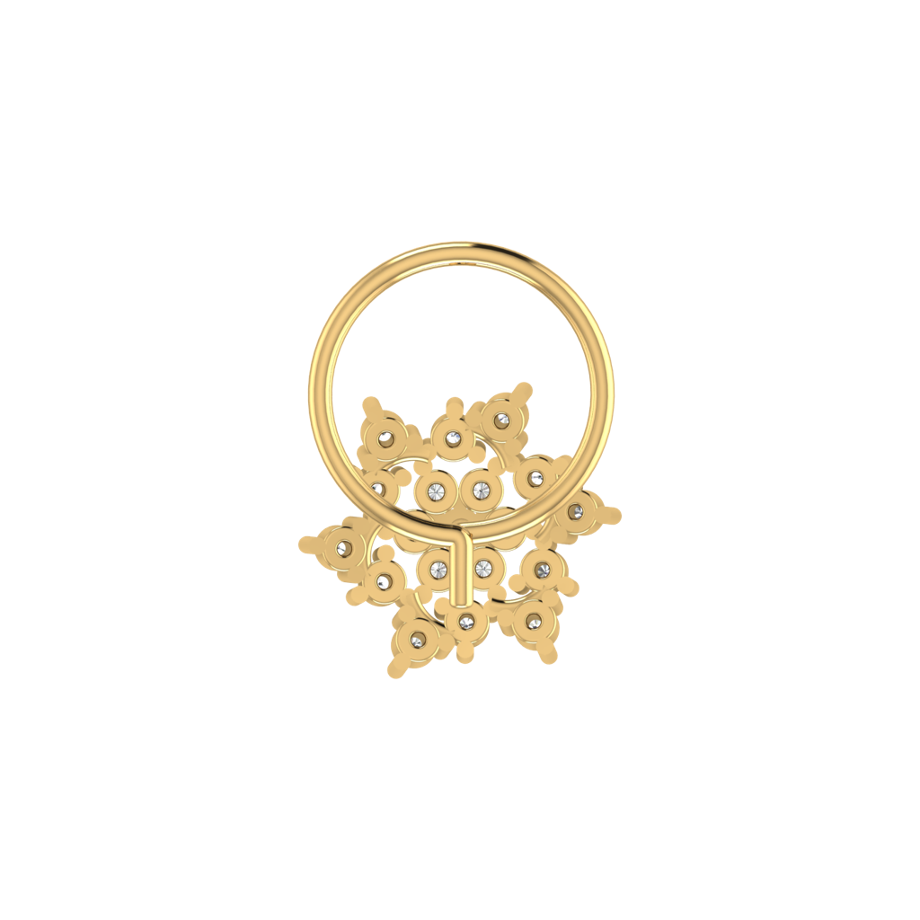 Avsar 9K Bis Hallmarked | Nosepin For Women/Girls |  Avno139 : AVNO139YC