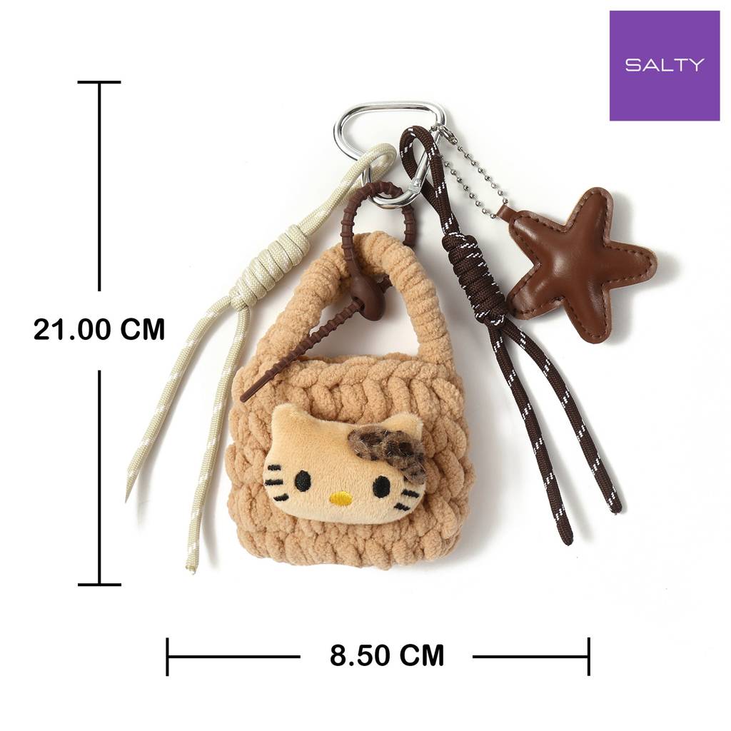 Hello Kitty Crochet Bag Charm : C-BG-0033-BR