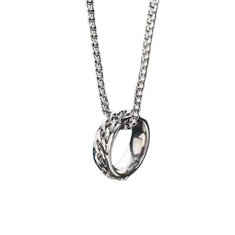 Silver Infinity Ring Chain : MN1S0392