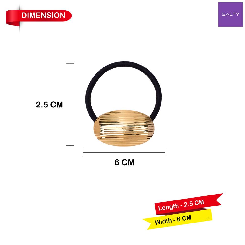Molten Grace Hair Tie : HX-HT-S-0011-G-BK