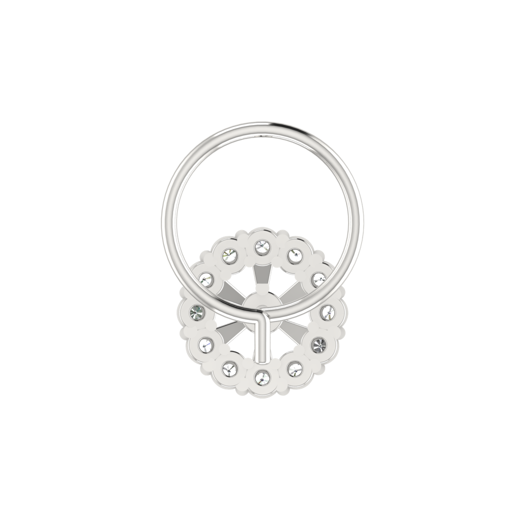 Avsar 9K Bis Hallmarked | Nosepin For Women/Girls |  Avno118 : AVNO118WC