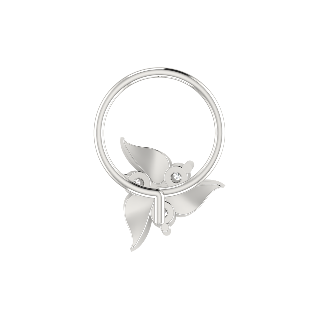 Avsar 9K Bis Hallmarked | Nosepin For Women/Girls |  Avno203 : AVNO203WC