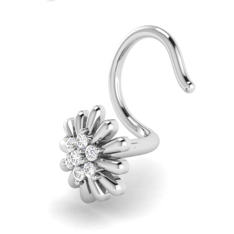 Avsar 9K Bis Hallmarked | Nosepin For Women/Girls |  Avno031 : AVNO031WC