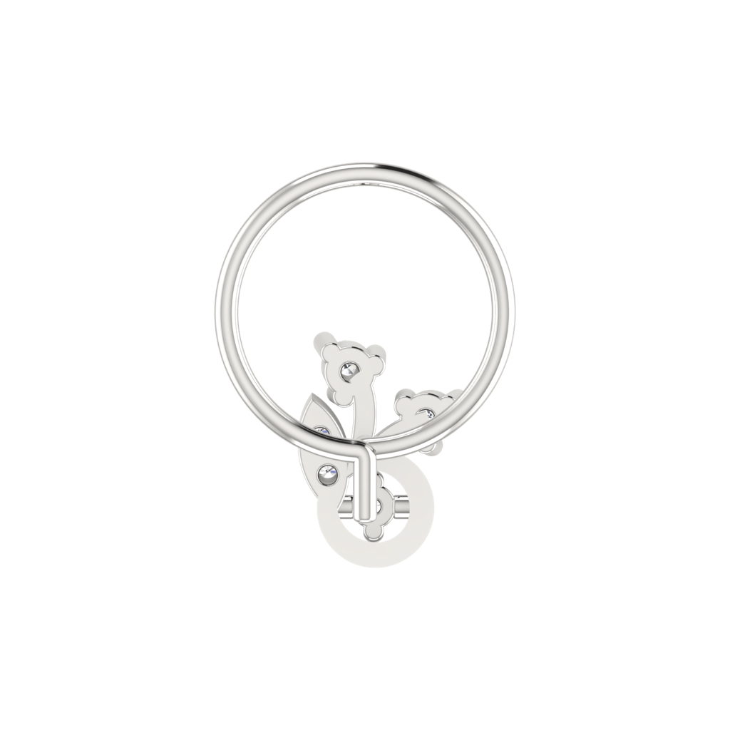 Avsar 9K Bis Hallmarked | Nosepin For Women/Girls |  Avno305 : AVNO305WC