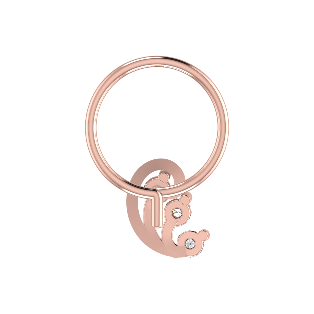 Avsar 9K Bis Hallmarked | Nosepin For Women/Girls |  Avno292 : AVNO292PC