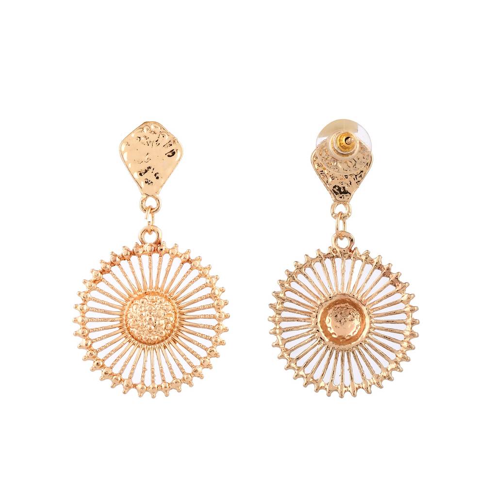 Trendy Elegance Lightly Embellished Contemporary Drop Earrings : 8905124510423