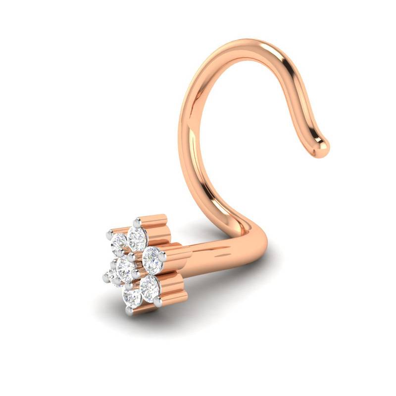 Avsar 9K Bis Hallmarked | Nosepin For Women/Girls |  Avno025 : AVNO025PC