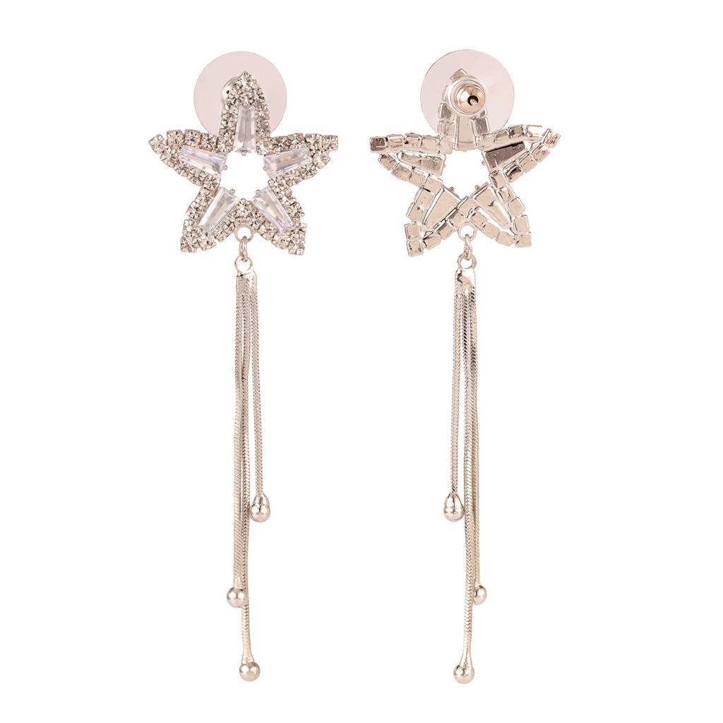 Korean Bling Twilight Starfall Earrings : 8905124563542