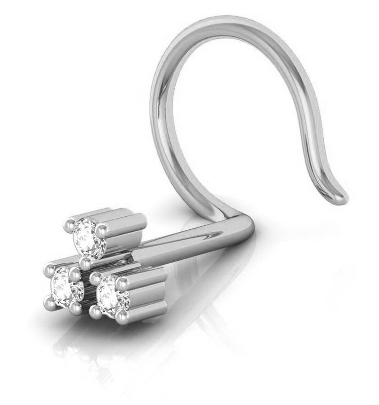 Avsar 9K Bis Hallmarked | Nosepin For Women/Girls |  Avp002 : AVP002WC