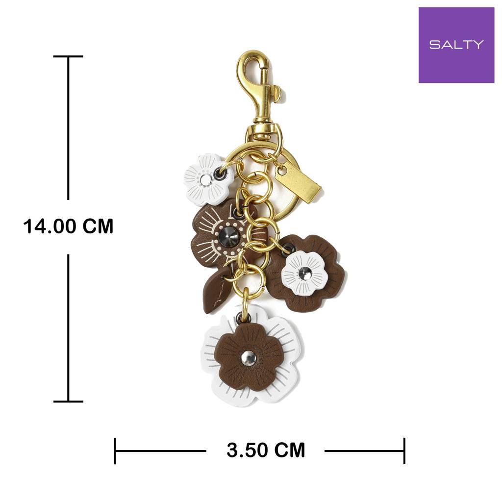 Mini Floral Bag Charm : C-BG-0017-BR