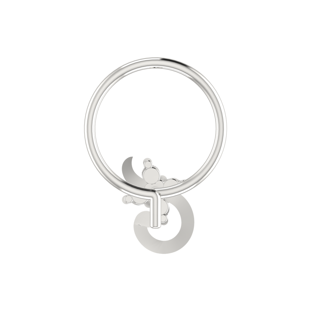 Avsar 9K Bis Hallmarked | Nosepin For Women/Girls |  Avno334 : AVNO334WC