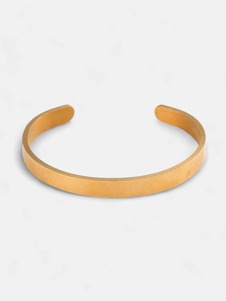 Men'S The Minimal Cuff Bracelet - California Gold : FABR1120