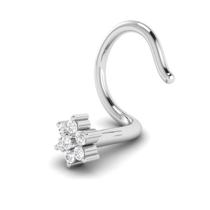 Avsar 9K Bis Hallmarked | Nosepin For Women/Girls |  Avno025 : AVNO025WC